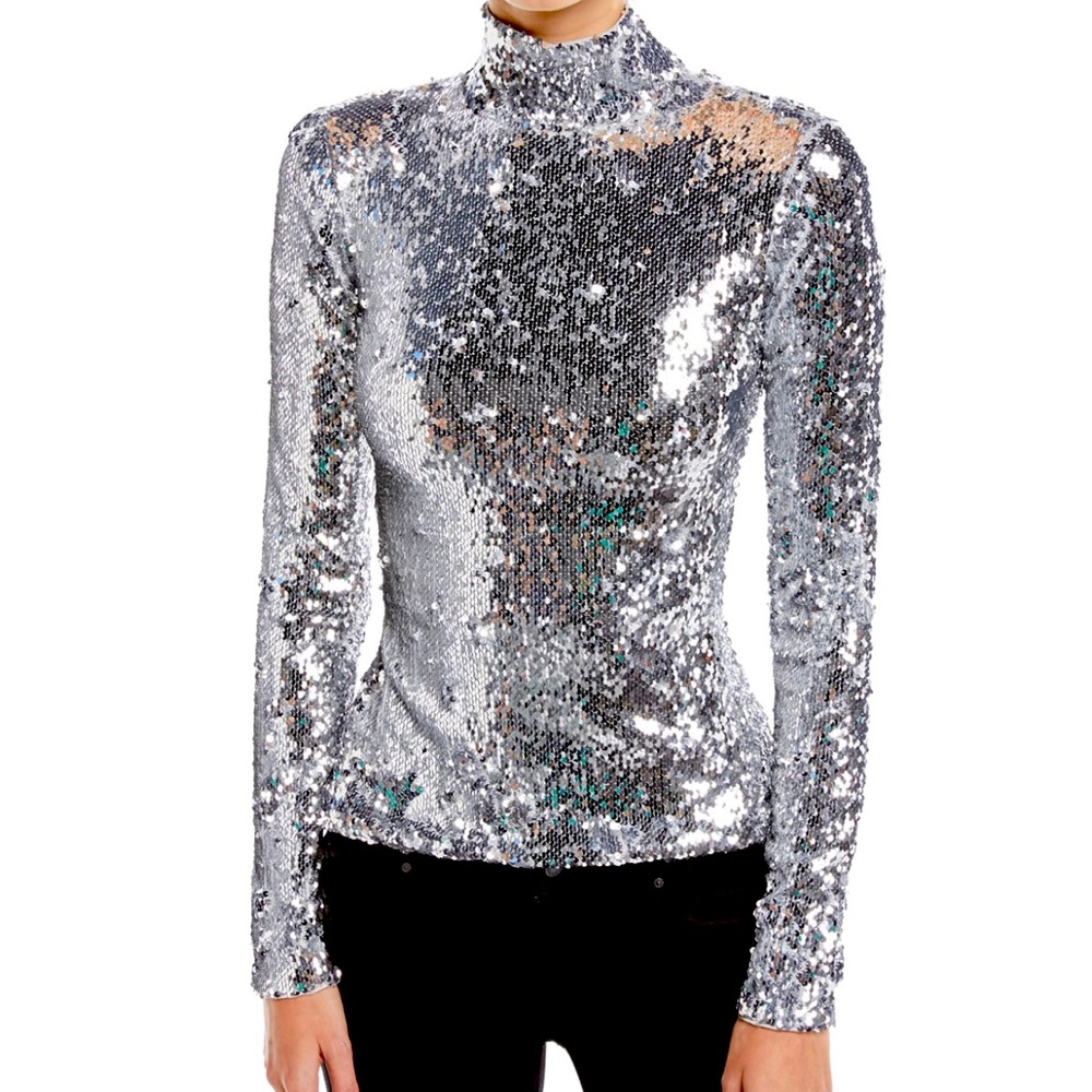 NWT MILLY Sequin Top